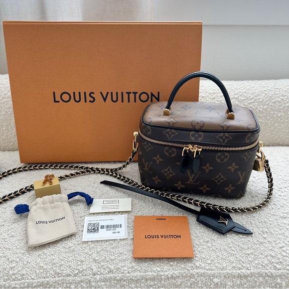 Louis Vuitton Handbags - Louis Vuitton Monogram Reverse Vanity PM Handbag Purse